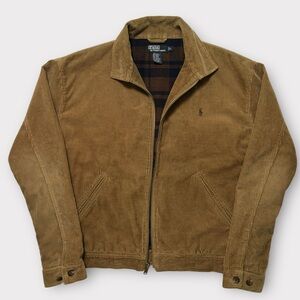 Polo Ralph Lauren Corduroy Plaid Lined Jacket